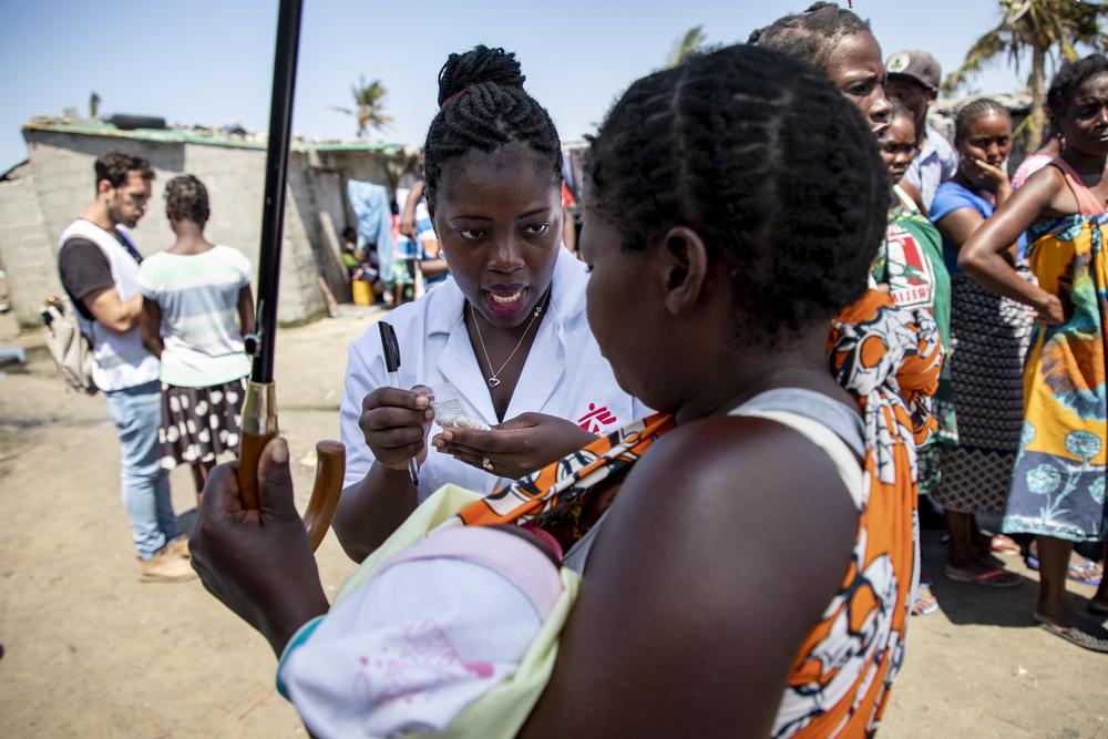 MSF’s mobile clinics in Beira, an area hard hit by Cyclone Idai. Mozambique, March 2019