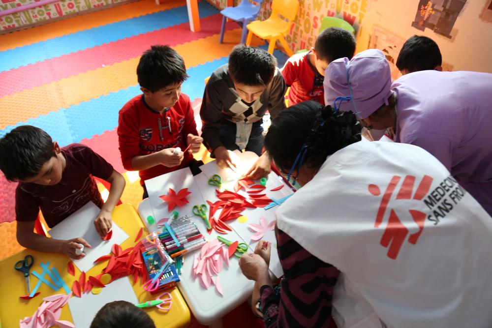 MSF psychosocial care team in Dushanbe, Tajikistan, September 2018.