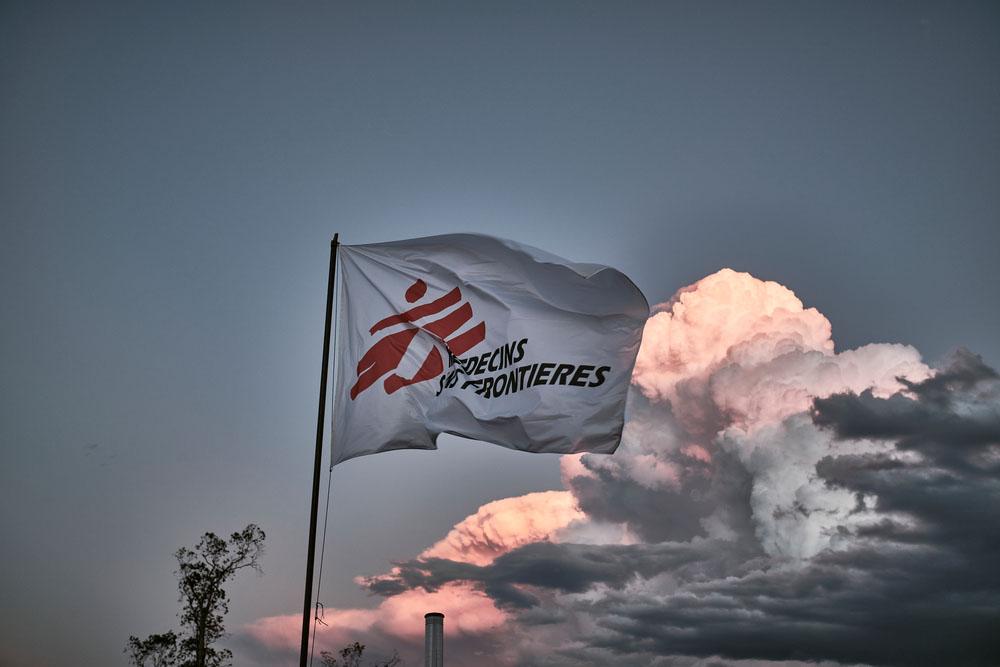 A picture of the MSF flag