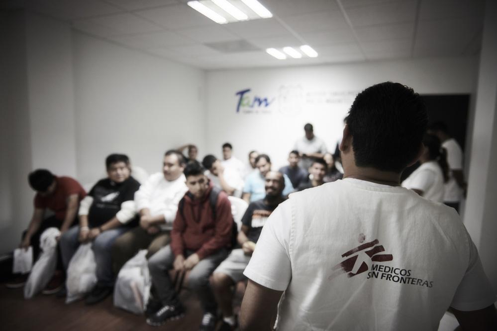 MSF teams work at the Tamaulipas Migrant Institute (ITM)