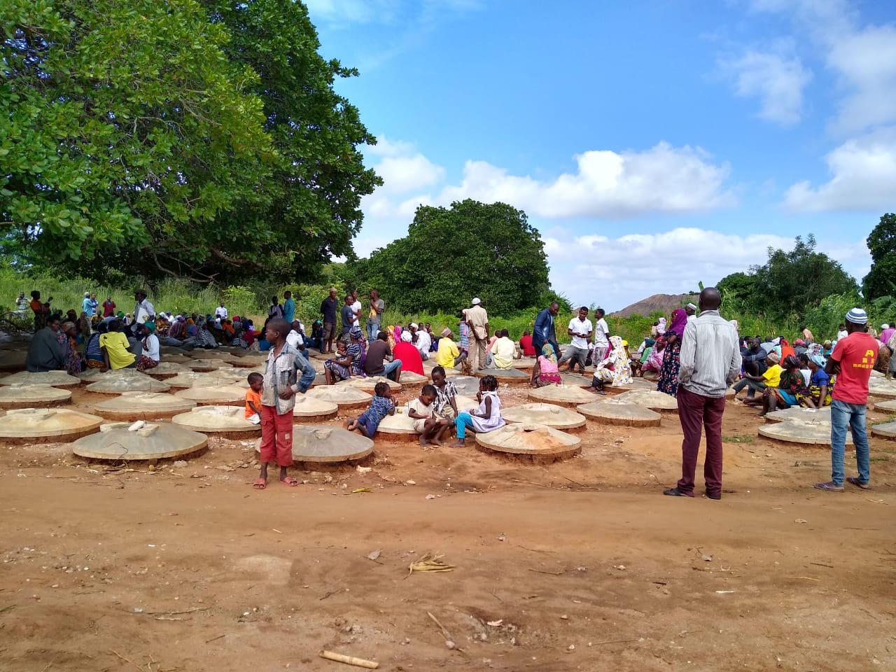 displaced people's camp, Mozambique