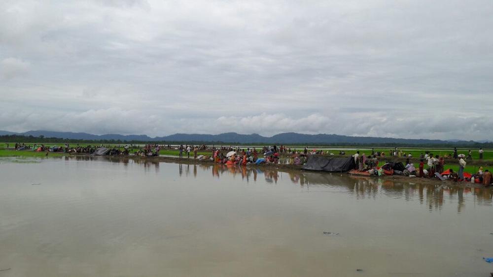 MSF, Doctors Without Borders, Rohingya refugee fleeing into Bangladesh