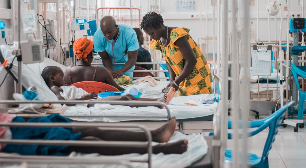 Simao Mendes national hospital in Bissau, the capital of Guinea Bissau, emergency pediatric project. August 2018.