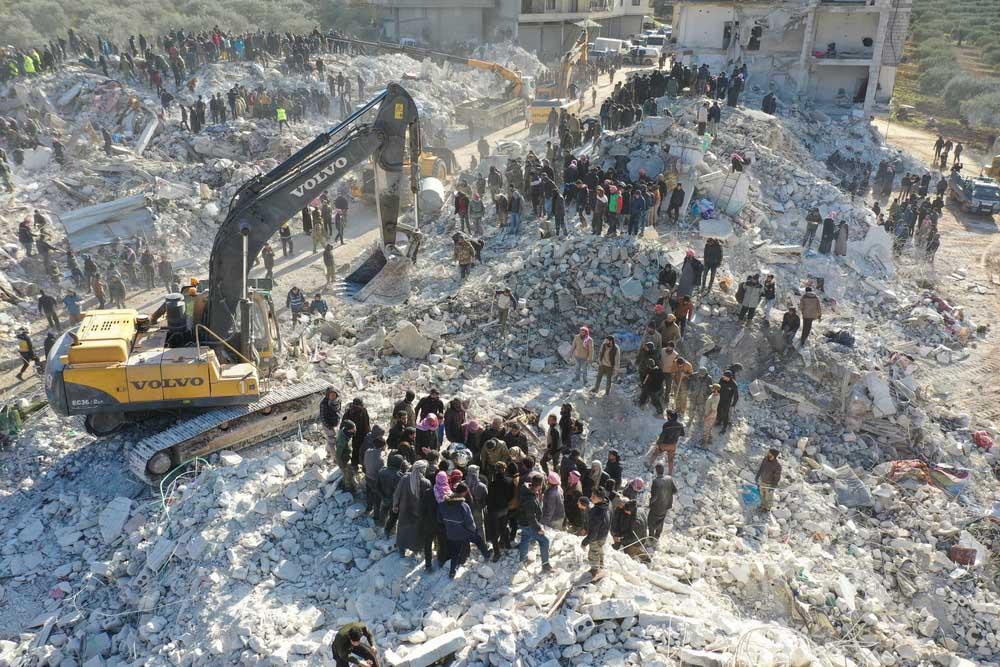 Earthquake aftermath in Northwestern Syria