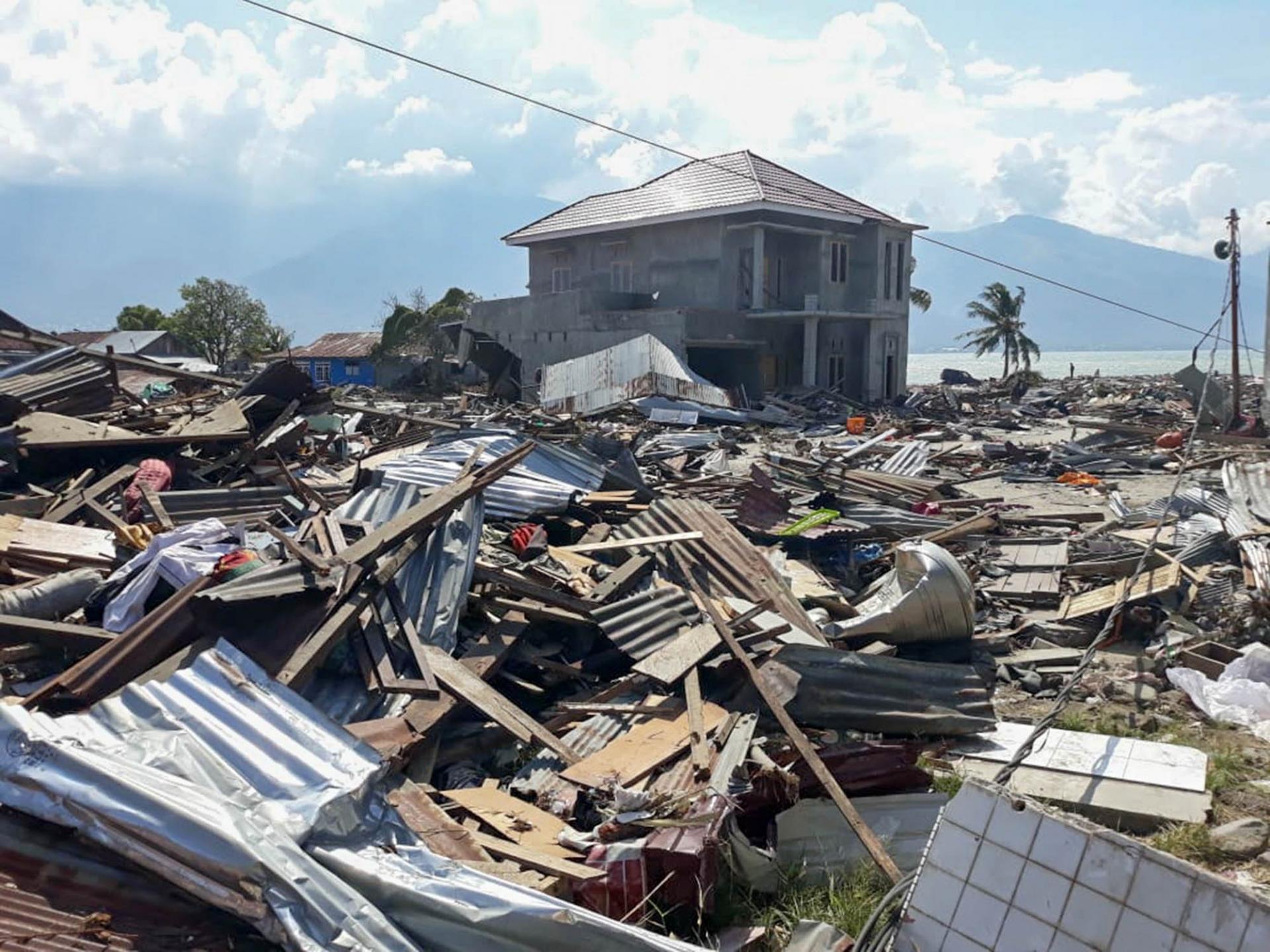 Destroyed village of Talise, Mantikulore Sub district, Palu City, Indonesia