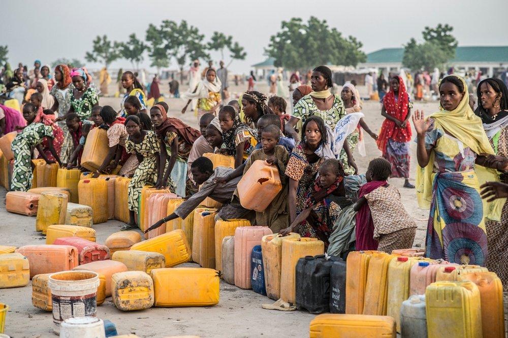 malnourished children in Maiduguri, Nigeria