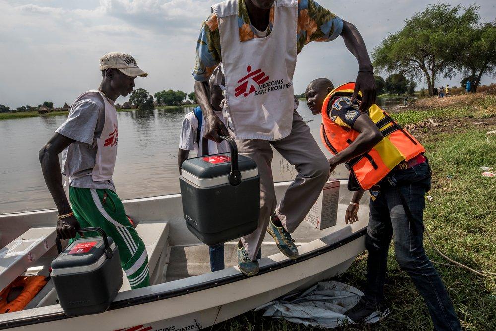 bringing healthcare to a place in South Sudan