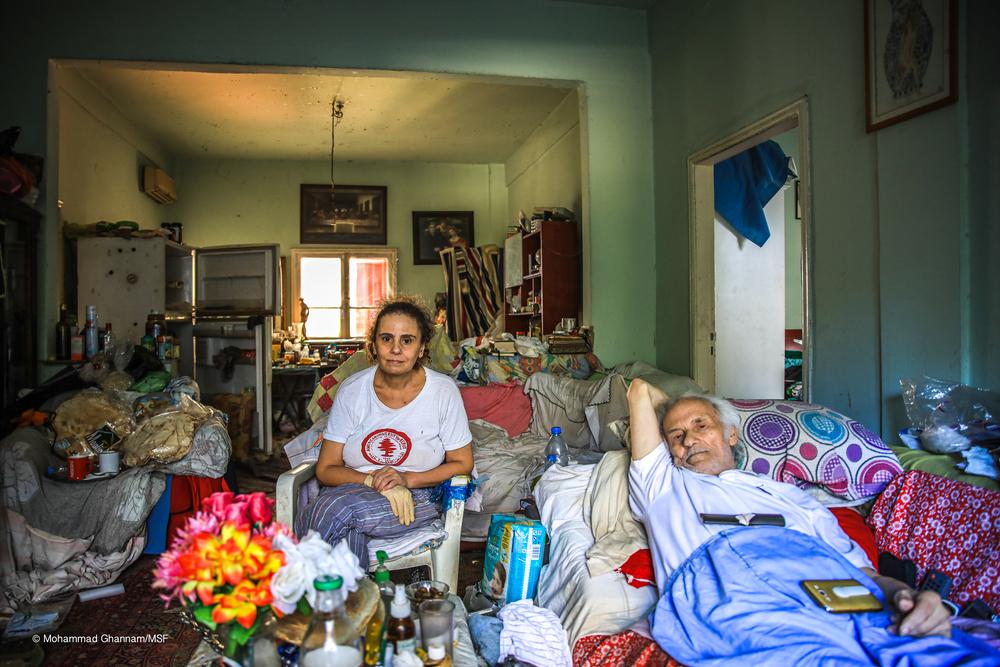 MSF, Doctors With Borders, Beirut, two month after explosion