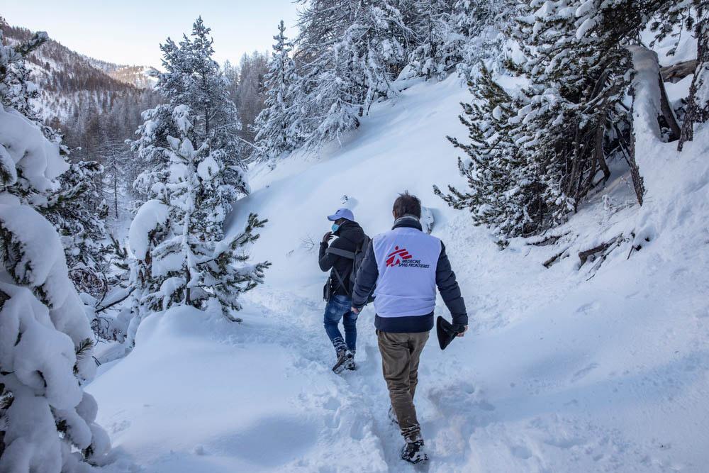 Oulx, Italy MSF, Doctors Without Borders, A year in Pictures 2021