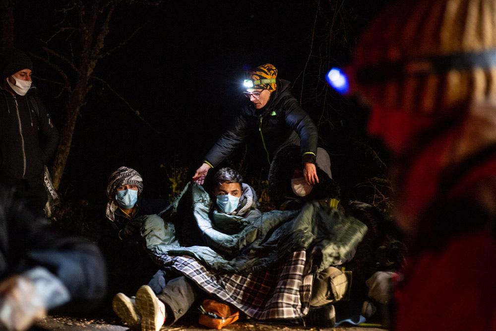 Family pushed back MSF, Doctors Without Borders, A year in Pictures 2021