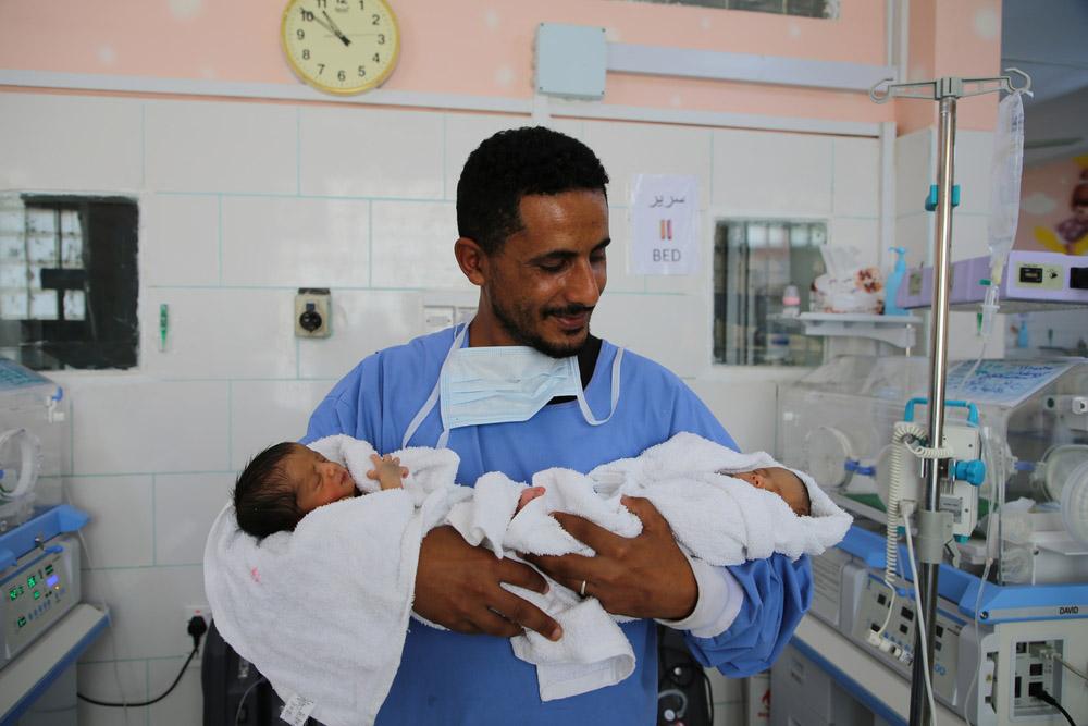 Taiz City, mother and child healthcare at Al Jamhouri hospital, Yemen MSF, Doctors Without Borders, A year in Pictures 2021