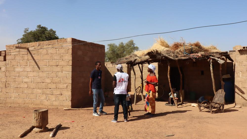 A picture of outpatient checks in Barsalogho Health District