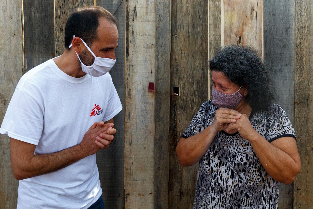 MSF International President, Dr. Christos Christou, visited our COVID-19 emergency projects in Rondônia, Brazil.