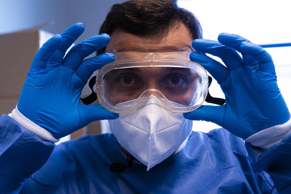 Gennaro, an MSF water and sanitation specialist