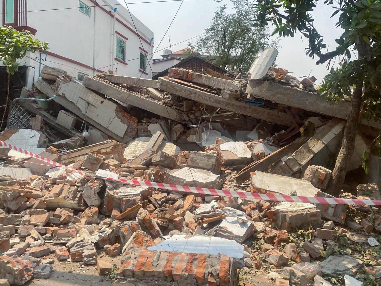 Doctors Without Borders, MSF, Earthquake in myanmar