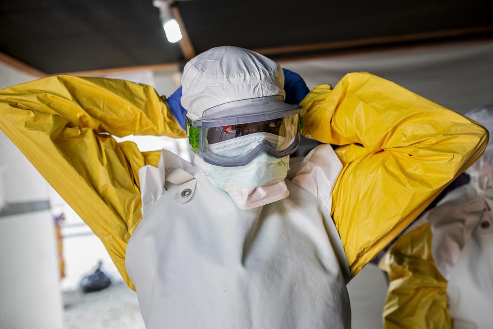 Ebola transit centre in Bunia, Democratic Republic of Congo, June 2019.