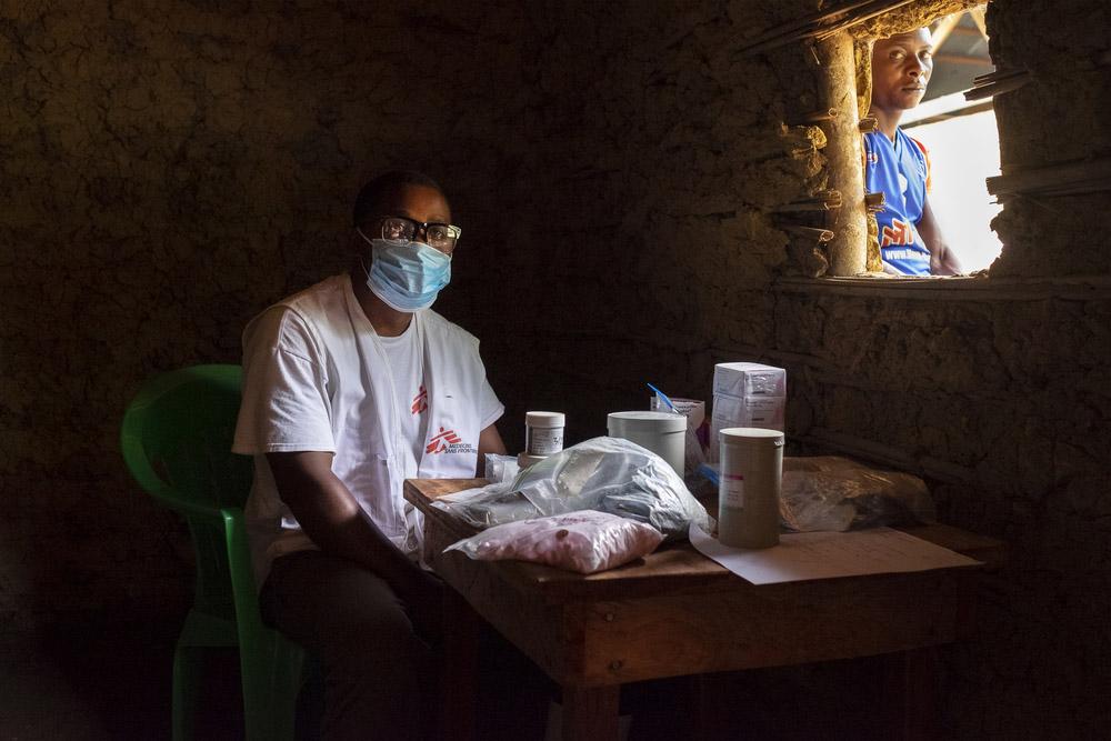 MSF Healthworker in Equater Province, DRC