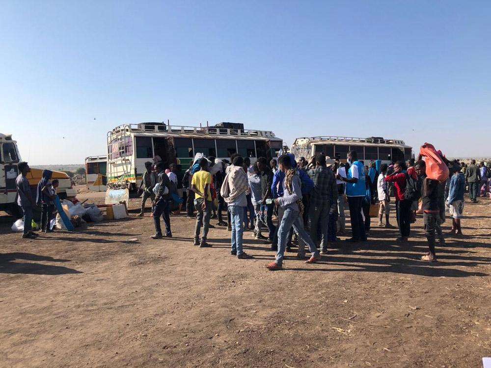 Picture of refugees at Um Rakuba camp, Sudan, 19 November 2020