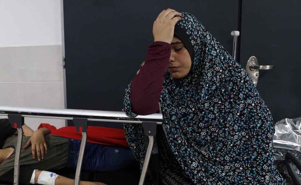 MSF, Doctors Without Borders, Patients and staff in Al Shifa Hospital under attack , Gaza