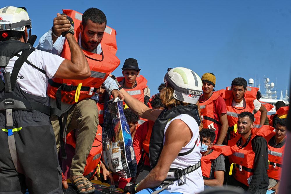 MSF, Doctors without borders, Rescue at Catania port