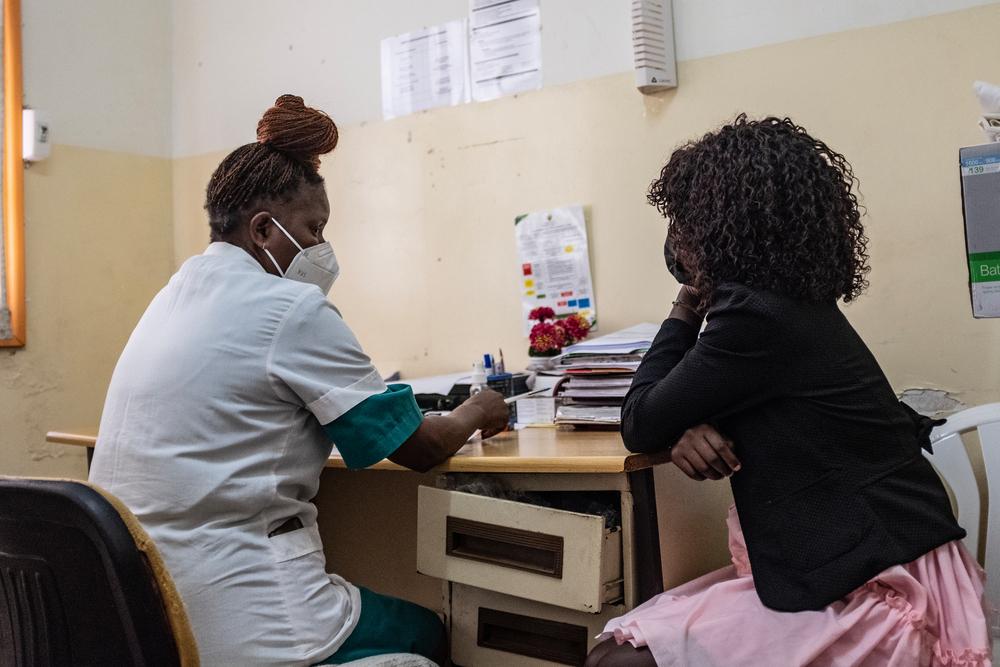 Image of Gloria in Mozambique. Safe abortion cafe.