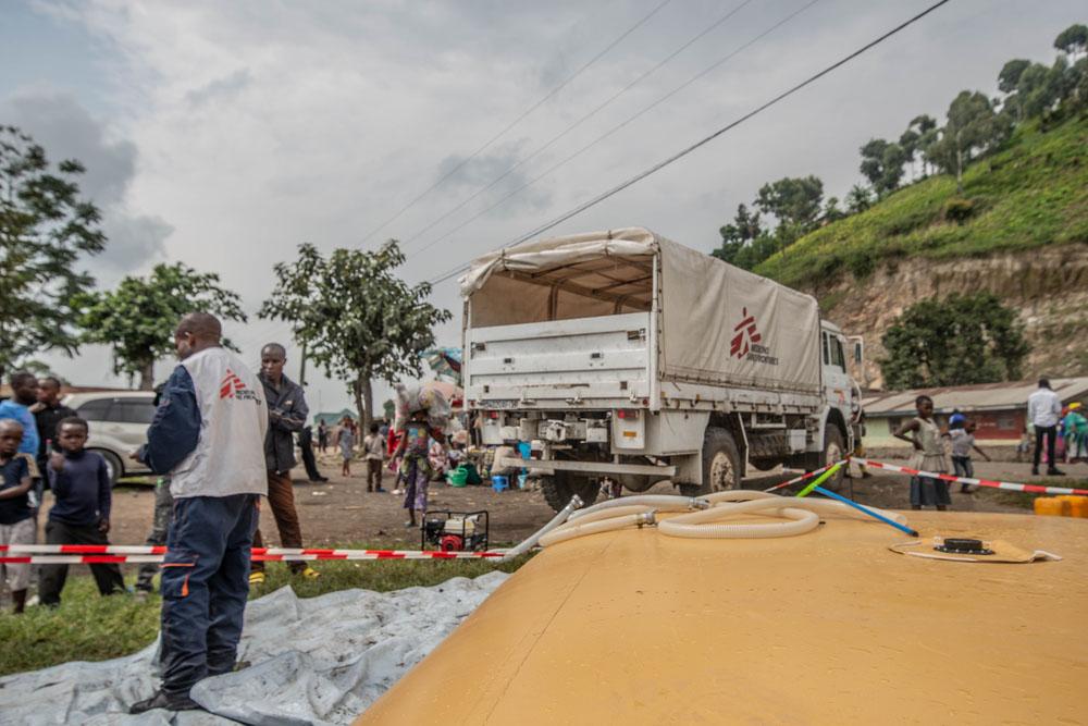 Water distribution in Sake, North Kivu, DRC