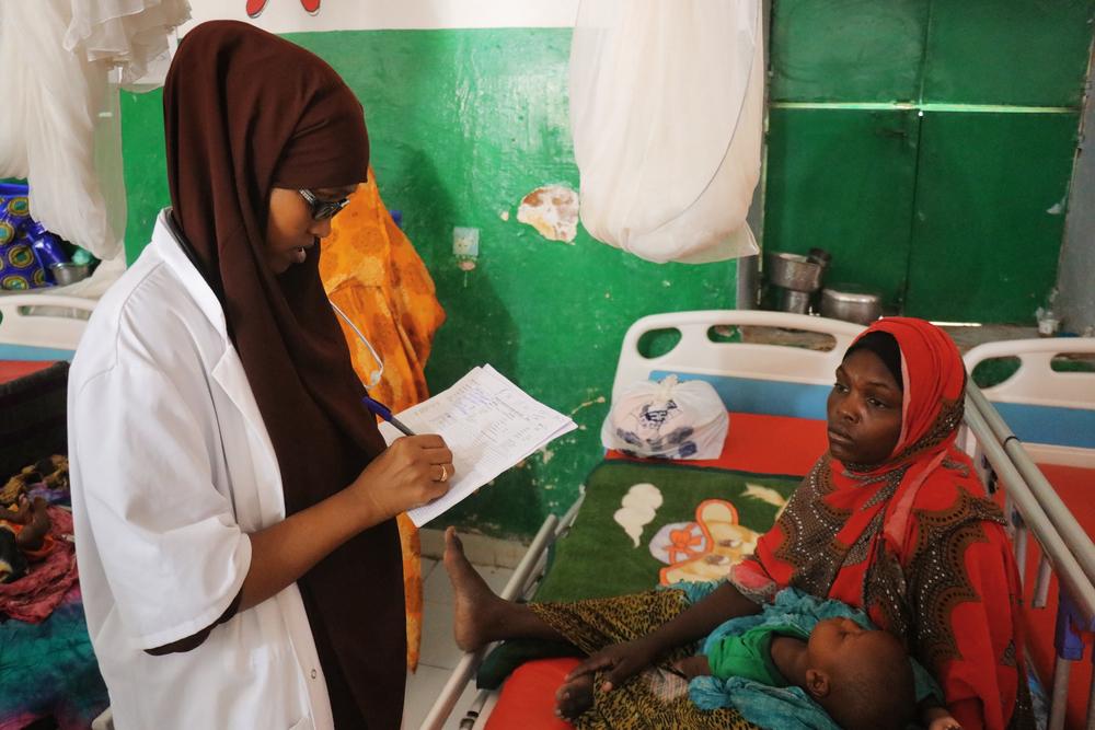 Inpatient therapeutic centre at Mudug Regional Hospital in Galkayo city. Somalia, July 2019.