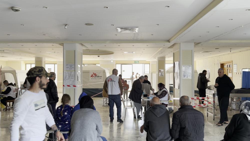MSF, Doctors Without Borders, Lebanon, displacement amid the war 