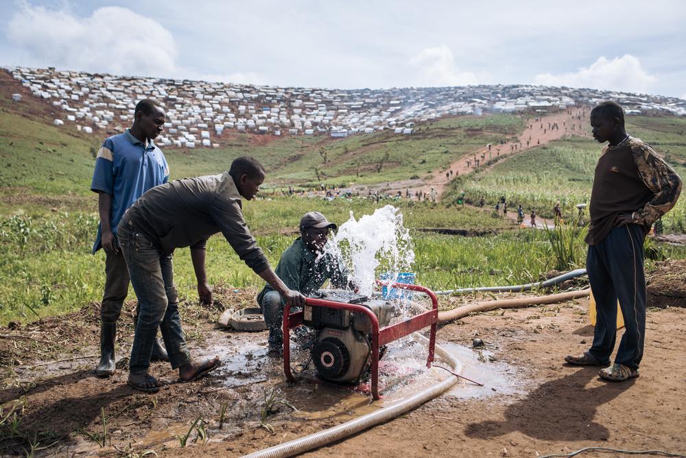 Water, sanitation and Hygiene activities in Rhoe camp