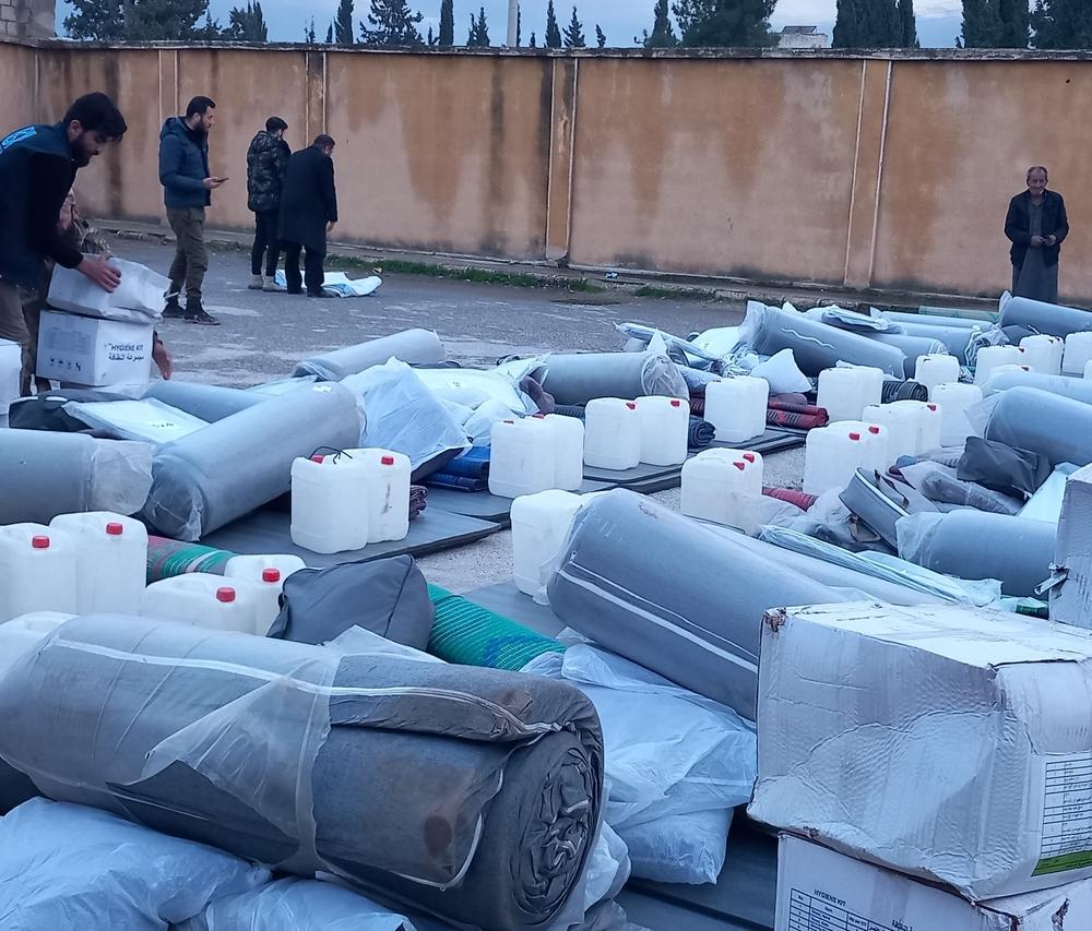 MSF teams in Syria distribiuton of 270 kits with non-food items