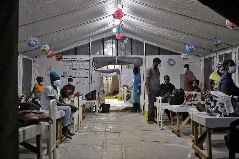 Image of a Cholera Treatment Center in Quelimane Mozambique