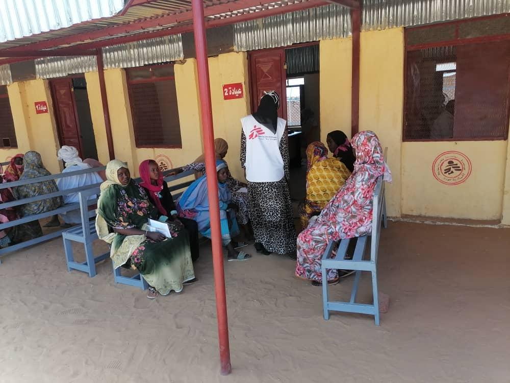 MSF clinic in Zamzam camp, North Darfur, Sudan.