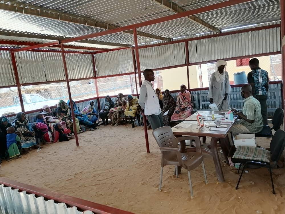 MSF clinic in Zamzam camp, North Darfur, Sudan.