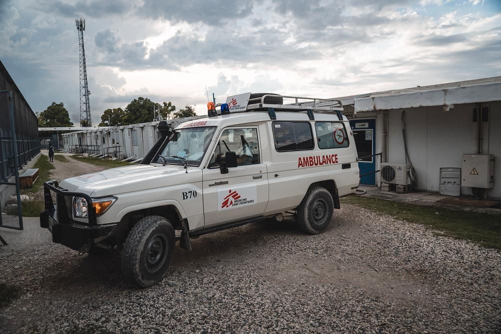 MSF ambulance attacked in Haiti