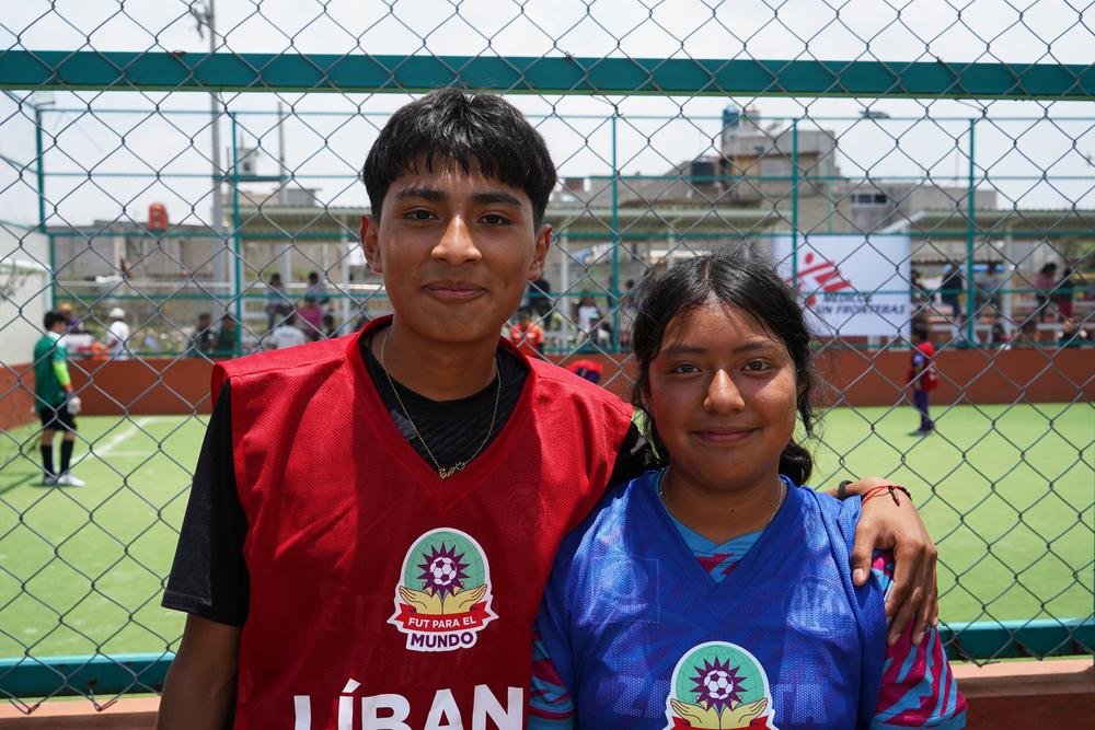 Haiti and Sudan player in the World Cup in Chalco