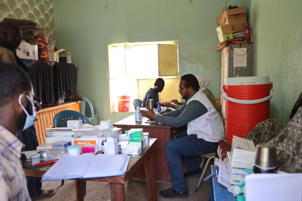 MSF clinic at Al Zahra Camp Wad Madani - Al Jazirah state, Sudan.