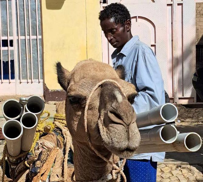 MSF, Ethiopia, Tigray water & sanitation, Adisalen, water pump repair man