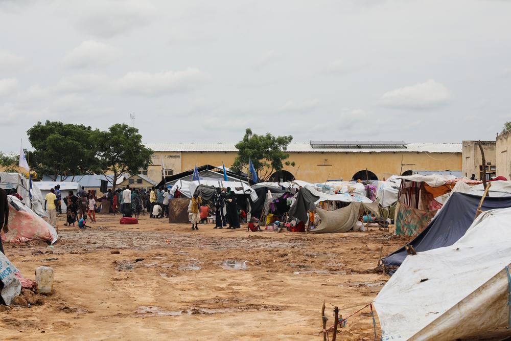 Doctors Without Boders/MSF, Tents at Transit Centre in Renk, Sudan.