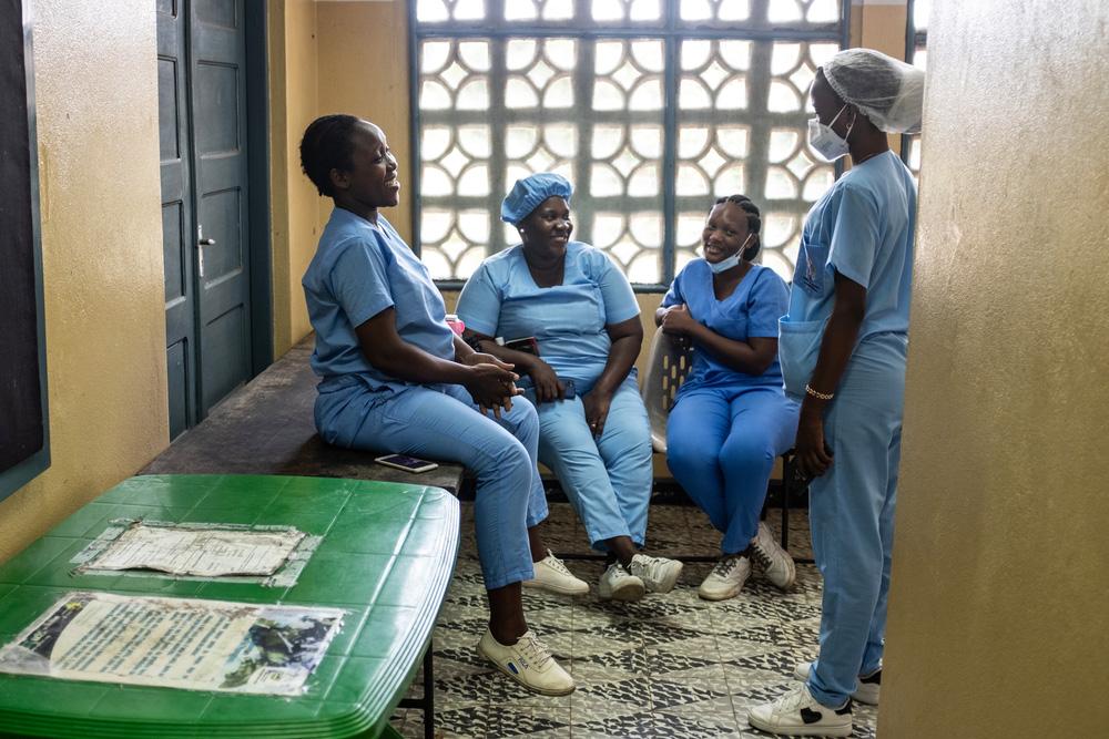 A group of nurses chat about safe abortion care 