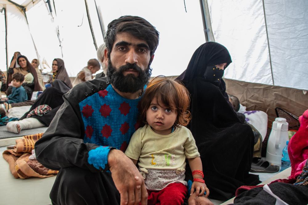 Portrait of Hassan, Herat earthquake victim in Afghanistan. MSF