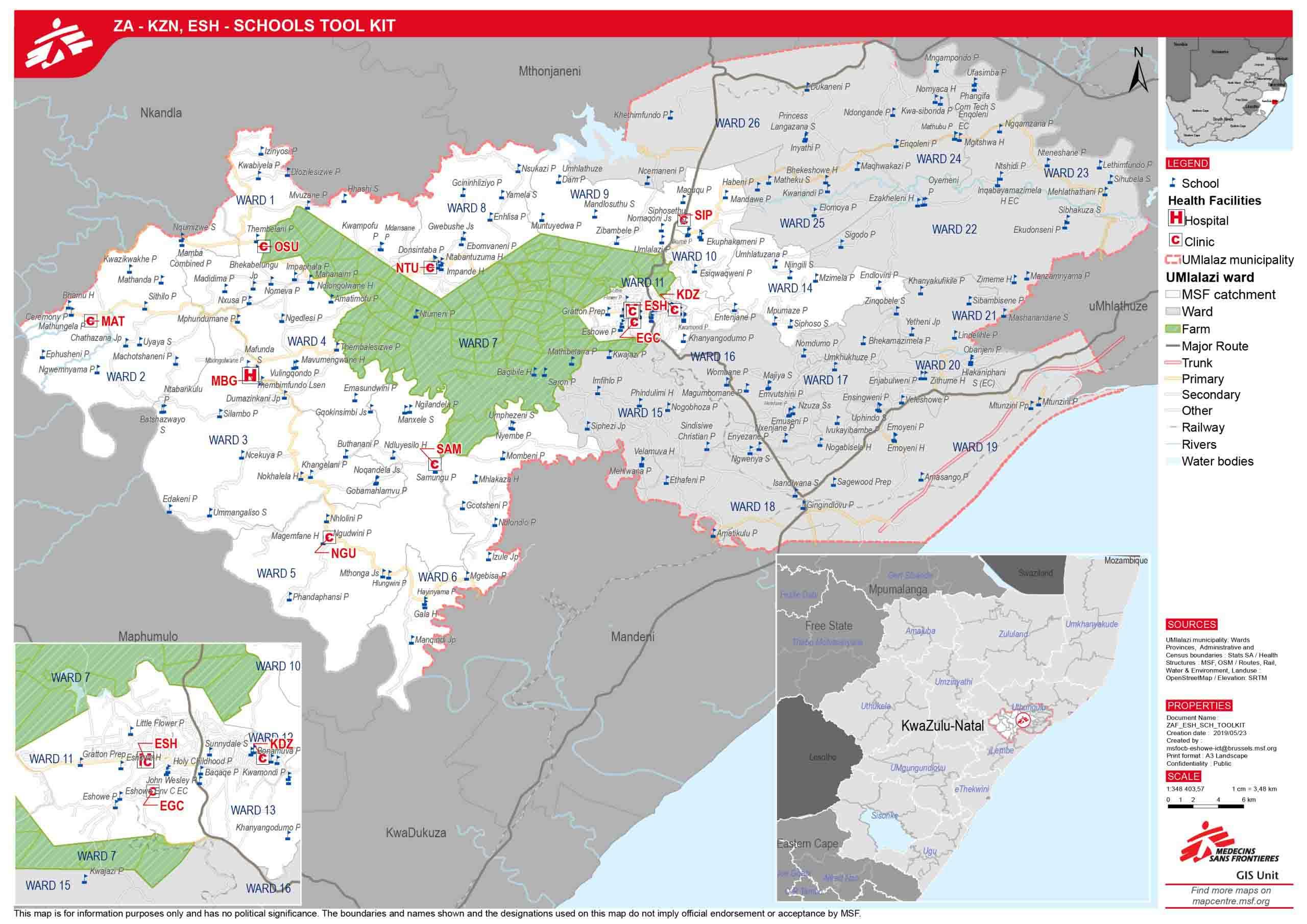 Doctors Without Borders Southern Africa: Schools Health Programme Toolkit