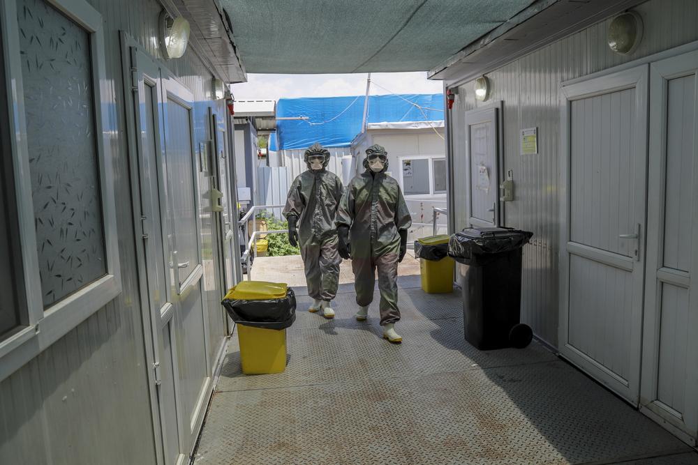 MSF COVID-19 facility in Mosul, Iraq