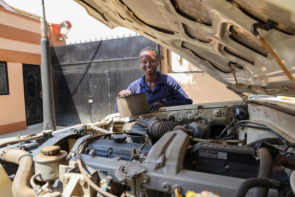 Image showing  Mary James, MSF Driver in South Sudan