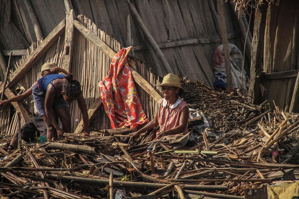 Mananjary destroyed after Batsirai cyclone