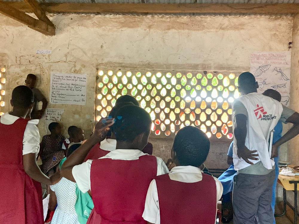 Doctors Without Borders (MSF) supporting the Ministry of Health Migowi Public School.