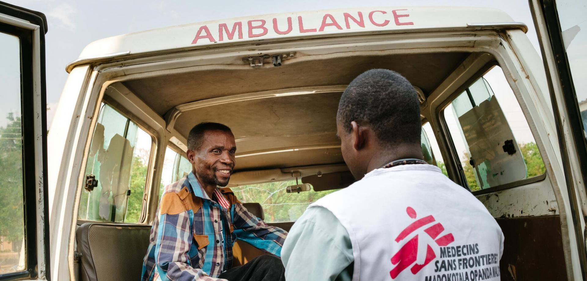 MSF fieldworker at Nsanje, Malawi