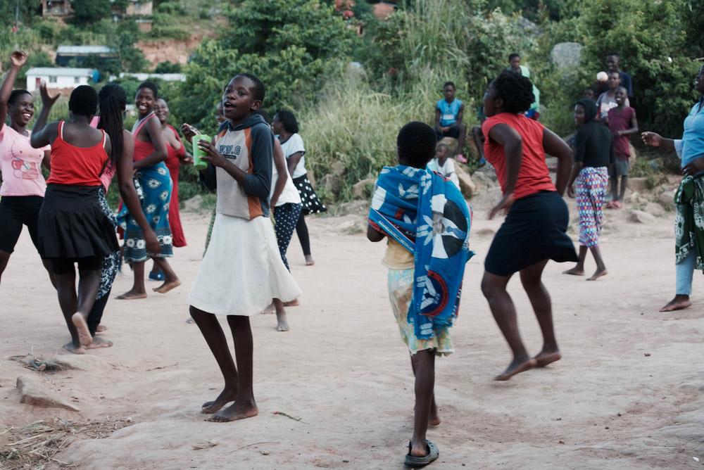 Children playing in Malawi