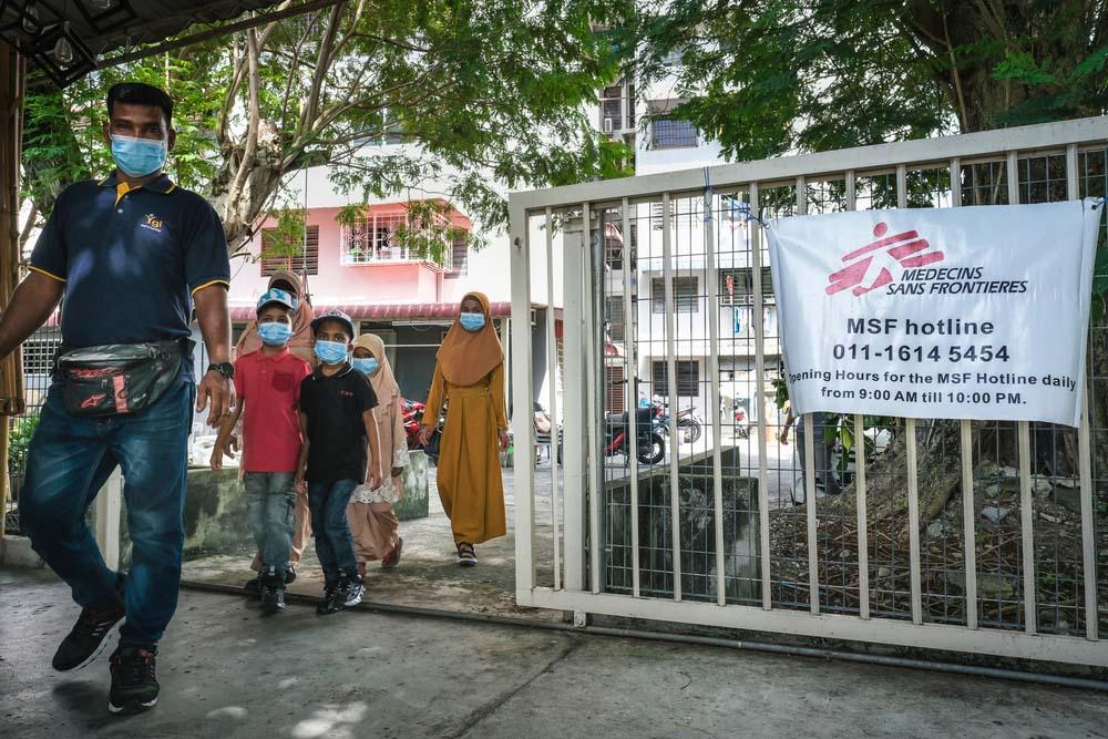 Doctors Without Borders (MSF) mobile clinic in Penang