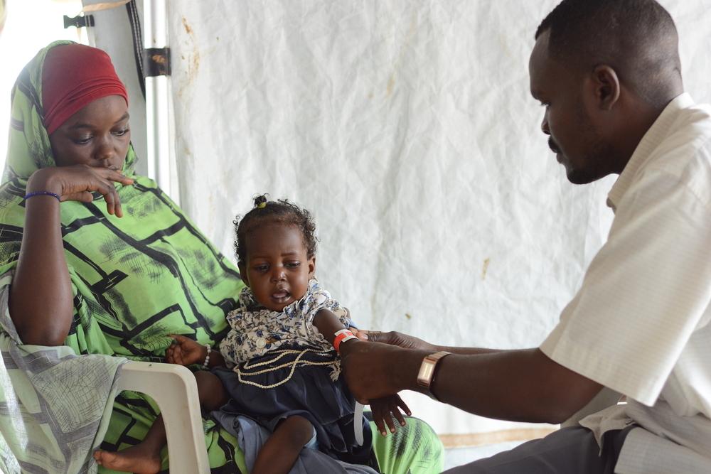 MSF, Doctors Without Borders, Malnutrition in Sudan Zamzam Camp