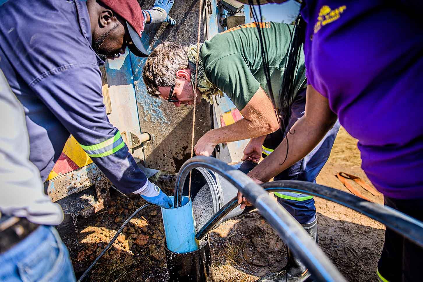MSF, Doctors Without borders, Managing boreholes in KZN after flash floods